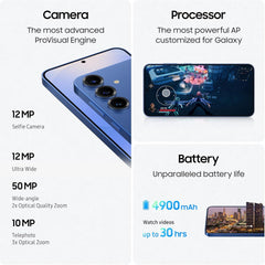 Samsung Galaxy S25+ AI Phone, 256GB Storage, 12GB RAM